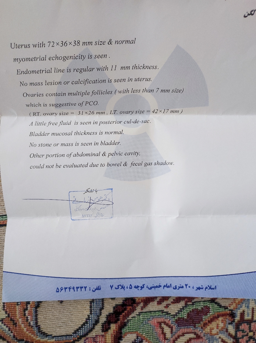 تفسیر جواب سونوگرافی شکم و لگن تفسیر جواب سونوگرافی شکم و لگن