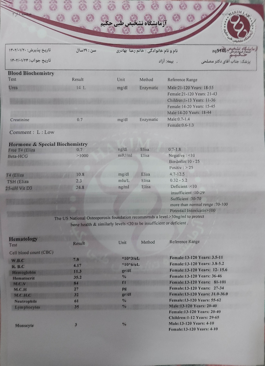 دفع پروتئین. ازمایش بارداری. دفع پروتئین. ازمایش بارداری.