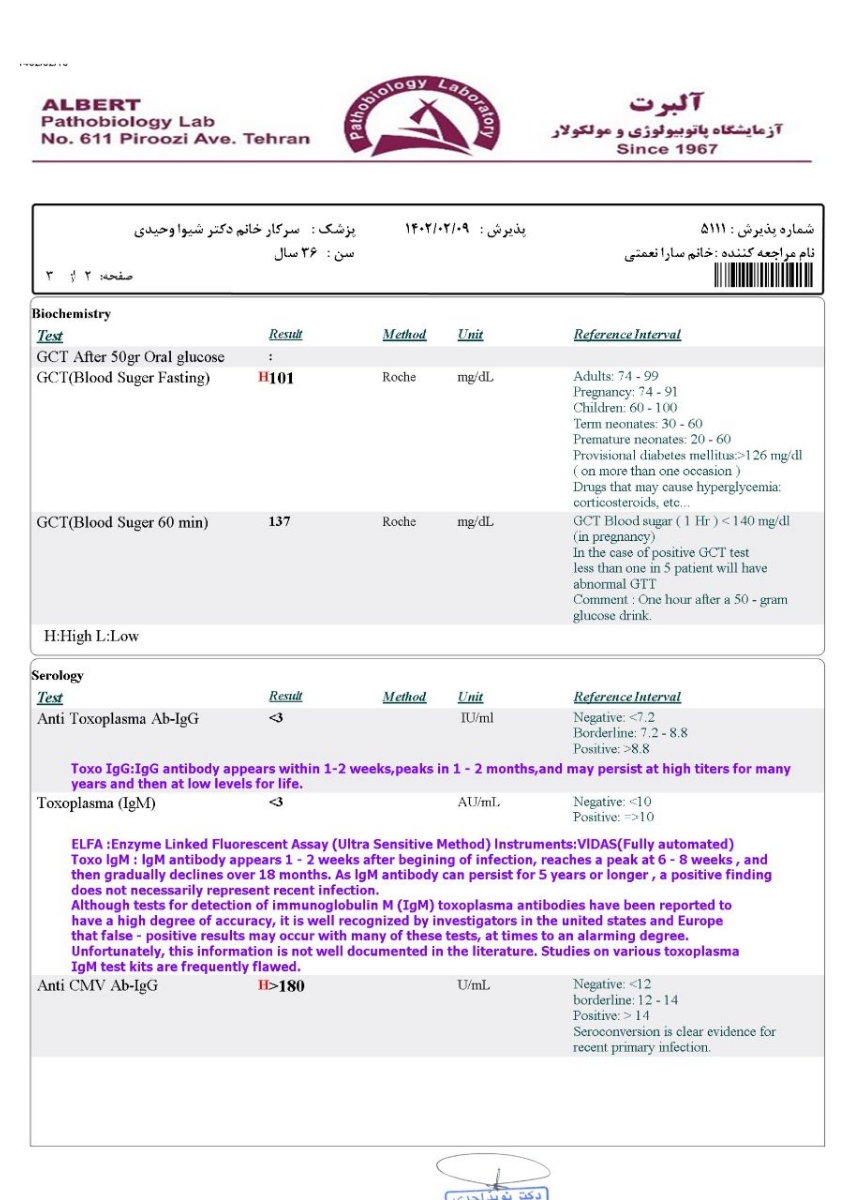تفسیر آزمایش آنتی بادی آبله مرغون تفسیر آزمایش آنتی بادی آبله مرغون
