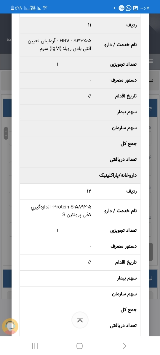 آزمایشات مربوط به سقط مکرر آزمایشات مربوط به سقط مکرر