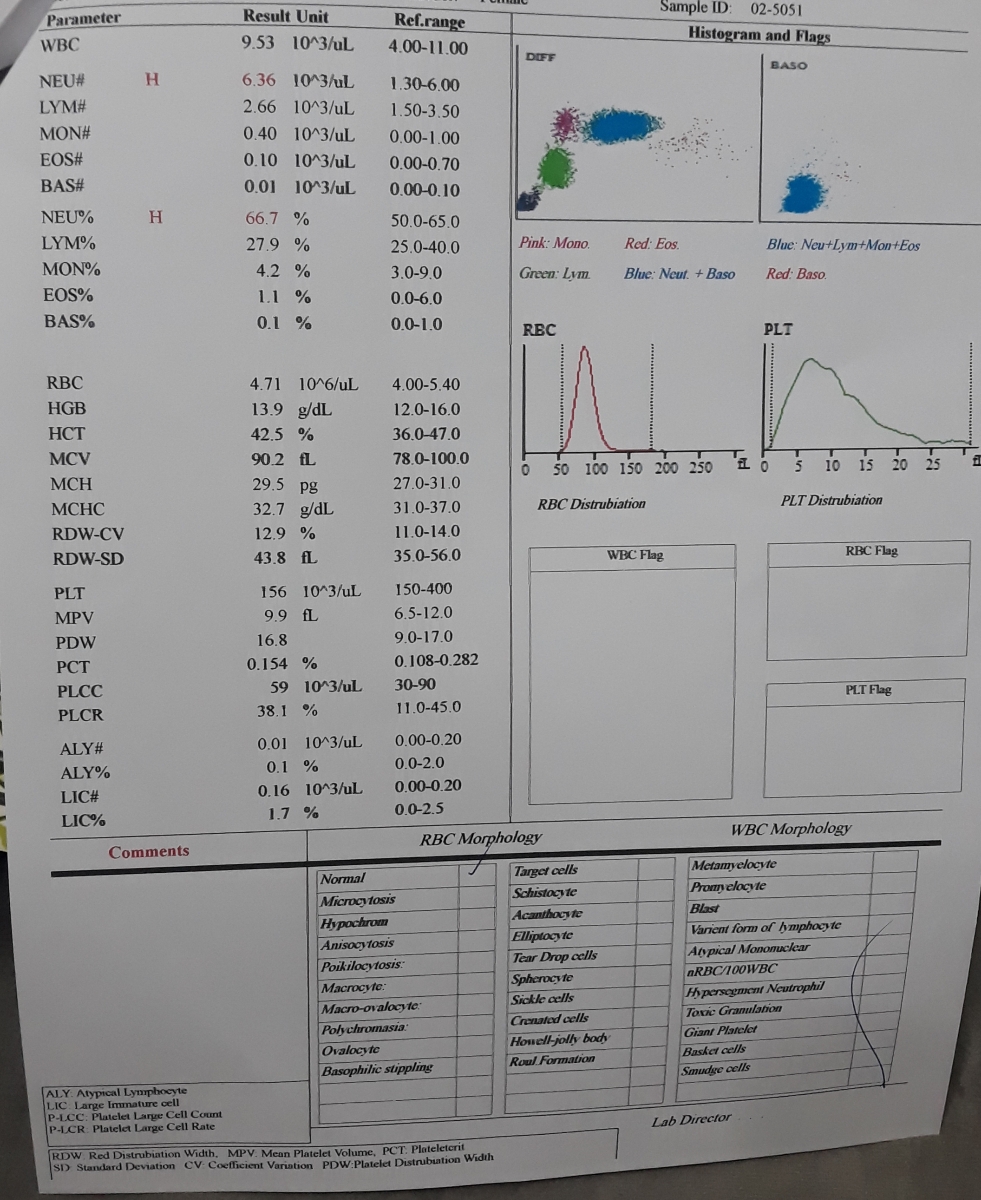 بررسی و تشریح جواب آزمایش