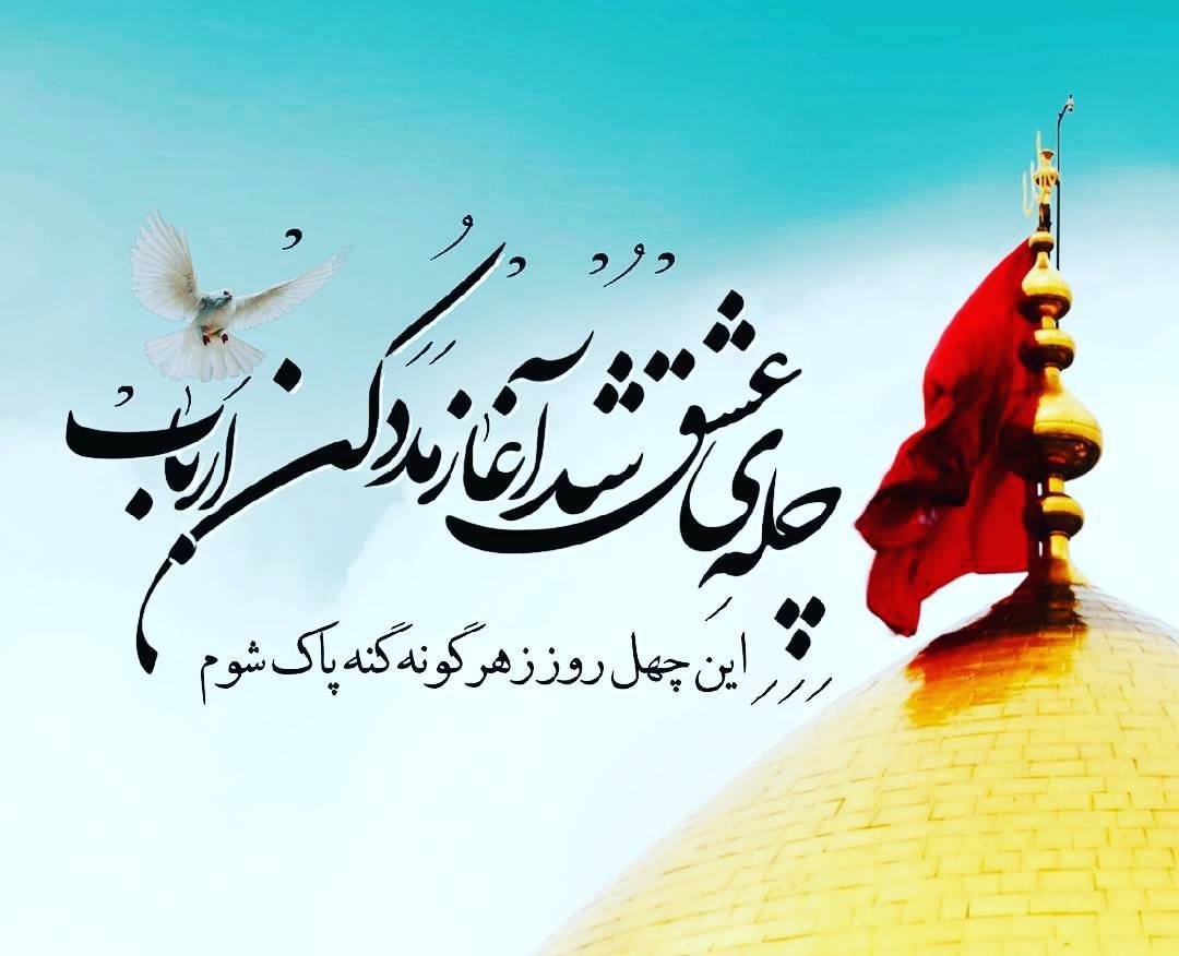 🖤از امشبی به بعد به عشق محرمت چله گرفته ام که گنه کم کنم حسین ...