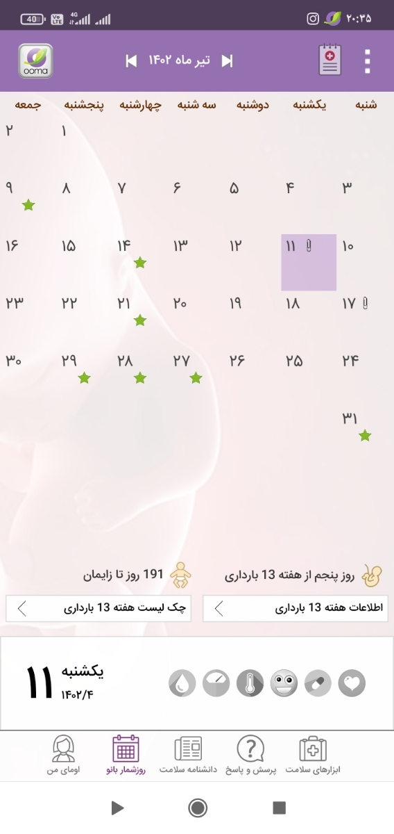 زمان مناسب برای سونوی ان تی