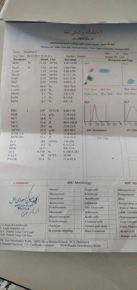 تفسیر جواب ازمایش هفته37