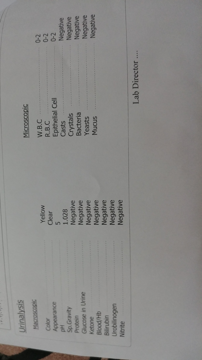 بررسی جواب ازمایش