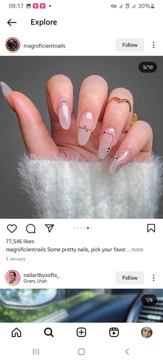 دختراا ایده طرح ناخن بدین💅💅