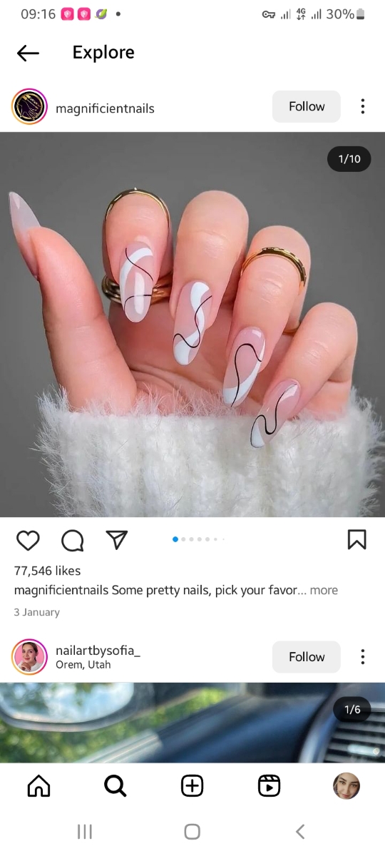 دختراا ایده طرح ناخن بدین💅💅