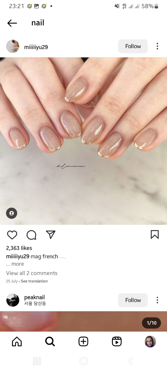 دختراا ایده طرح ناخن بدین💅💅