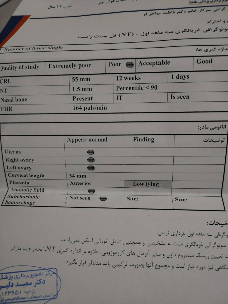 تفسیر سونوگرافی ان تی تفسیر سونوگرافی ان تی