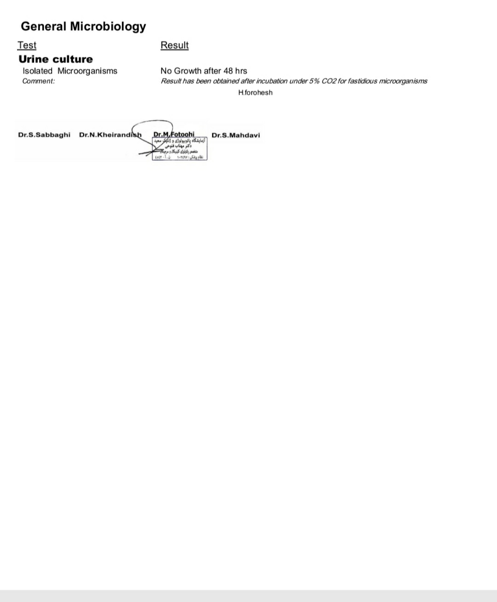 تفسیر آزمایش خون سه ماهه دوم