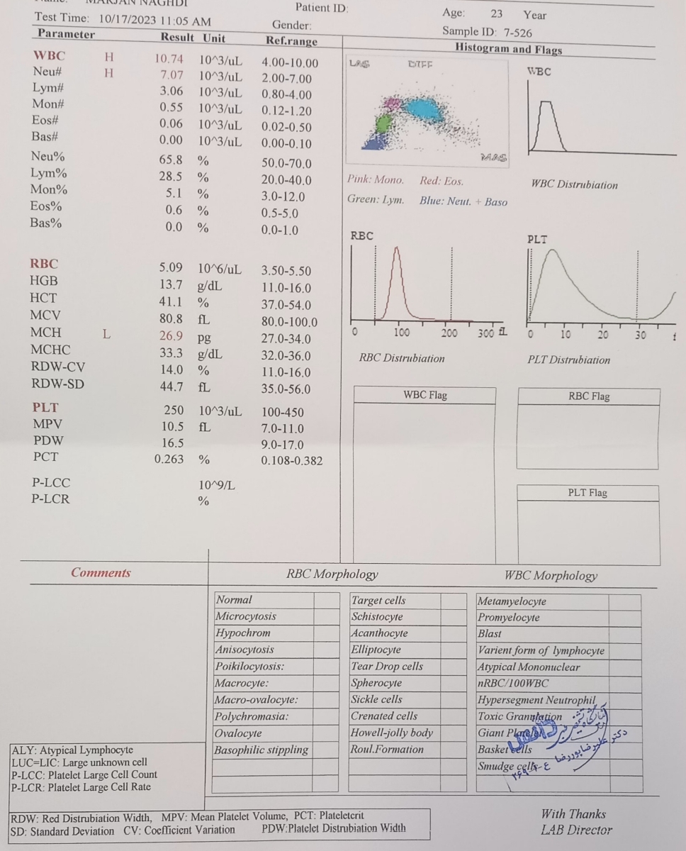 تفسیر آزمایش پاپ اسمیر