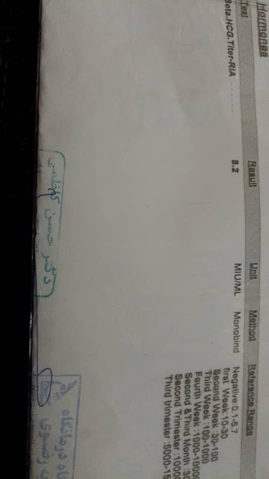 تفسیر ازمایش تست بتا تفسیر ازمایش تست بتا