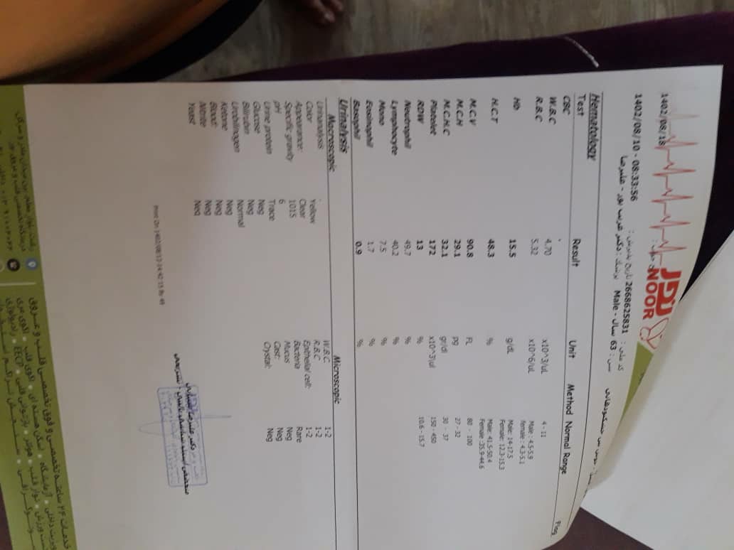 بررسی و این موارد... بررسی و این موارد...
