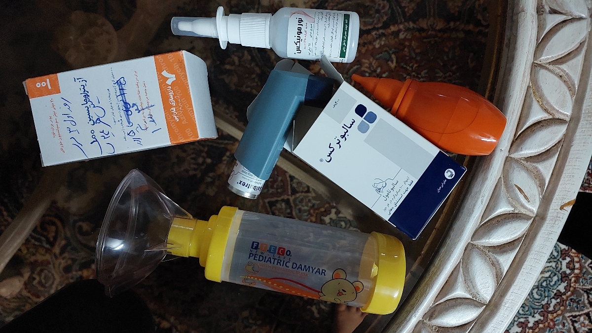 خس خس سینه نوزاد
