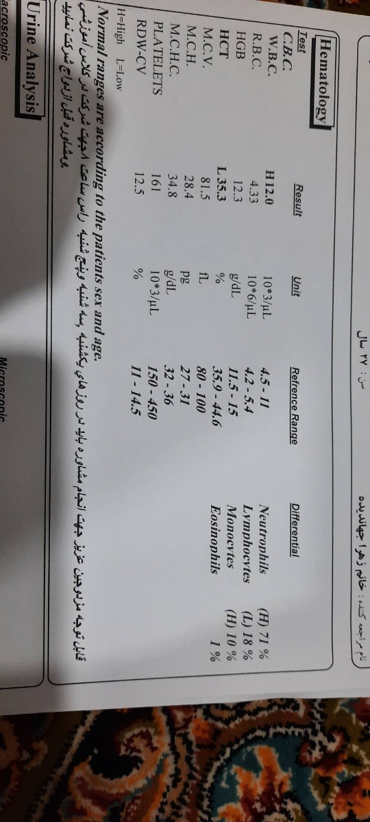 آزمایش قند هفته ۲۶