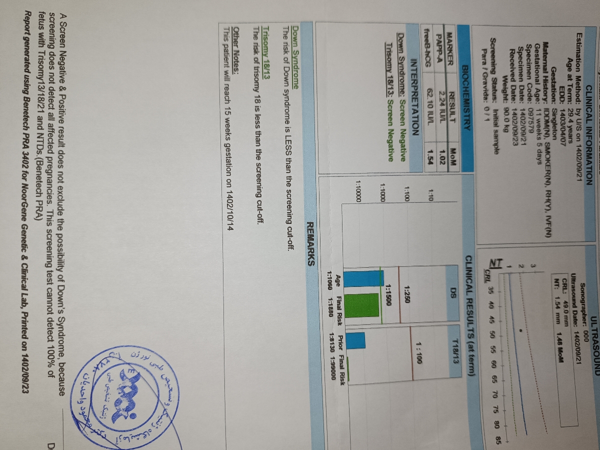 سونو ان تی بارداری