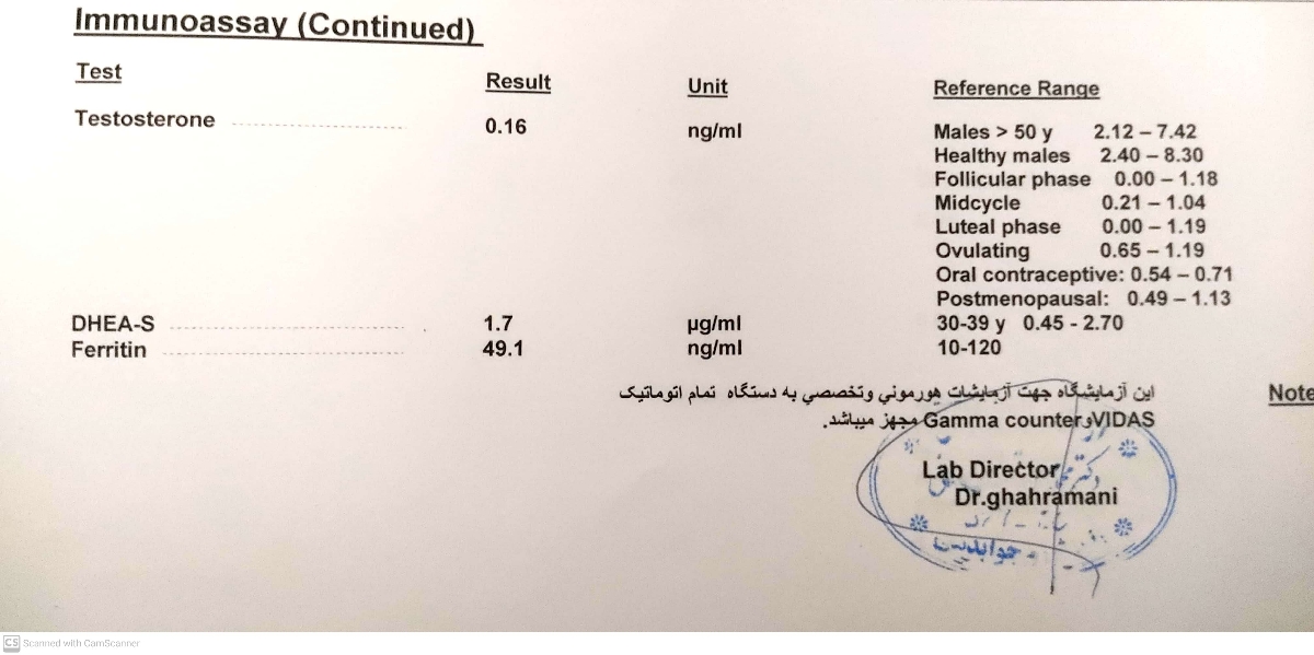 تفسیر جواب آزمایش خون تفسیر جواب آزمایش خون
