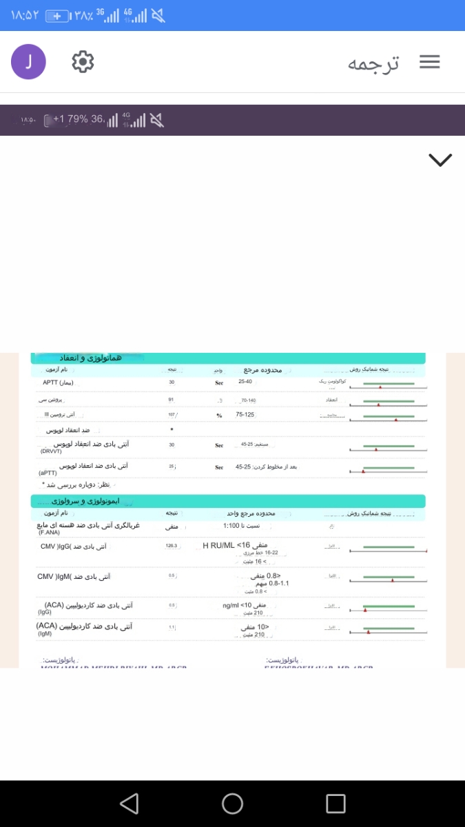 تفسیر ازمایش ژنتیک لطفا