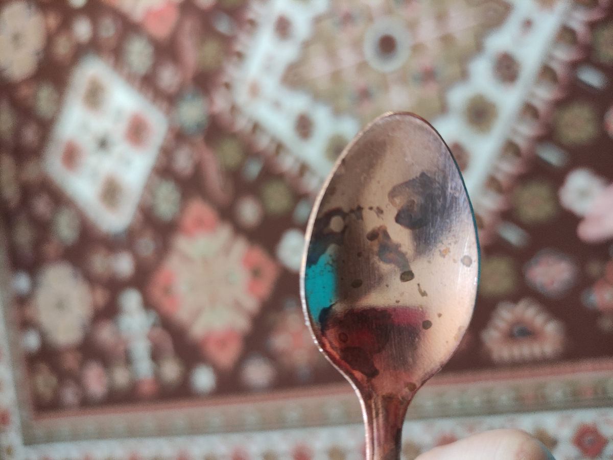 چرا این قاشق اینجوری شد