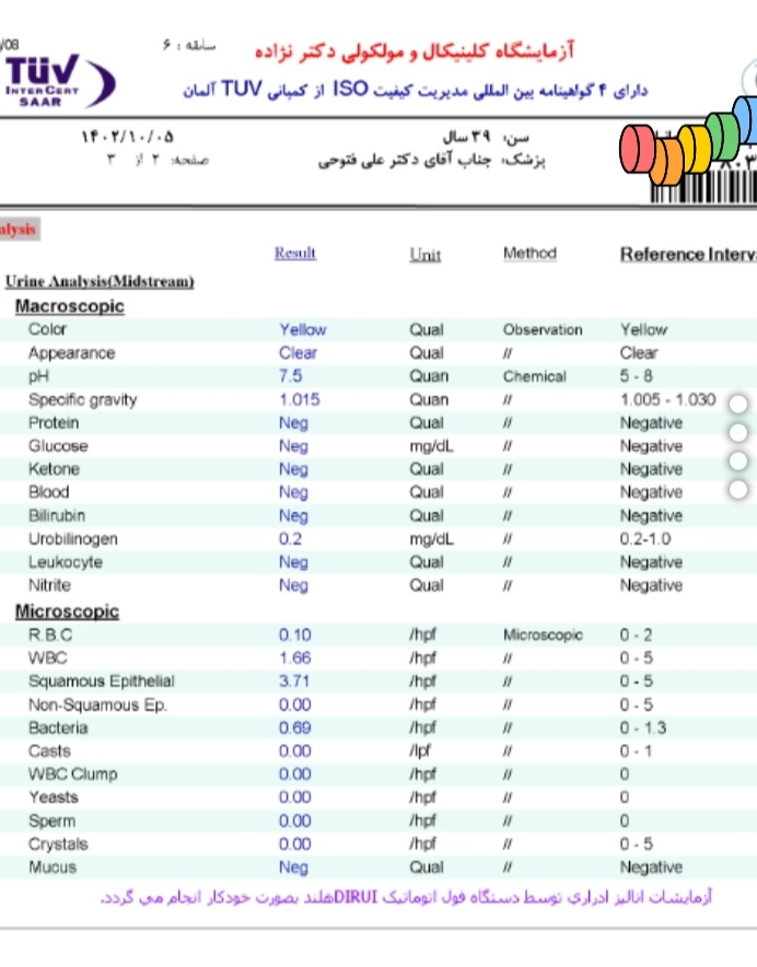 تفسیر نتیجه آزمایش قند و خون