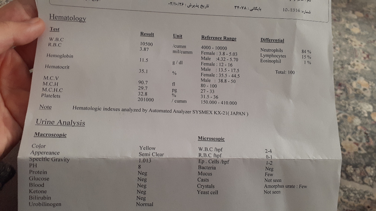 درد شدید سمت چپ زیر شکم