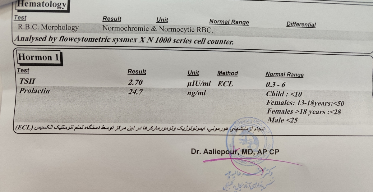 سلام لطفا میشه جواب آزمایش منو چک کنید