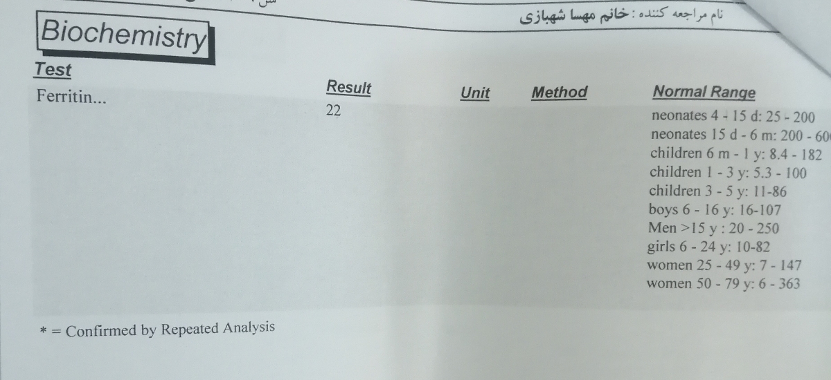 تفسیر آزمایش برای قبل از بارداری