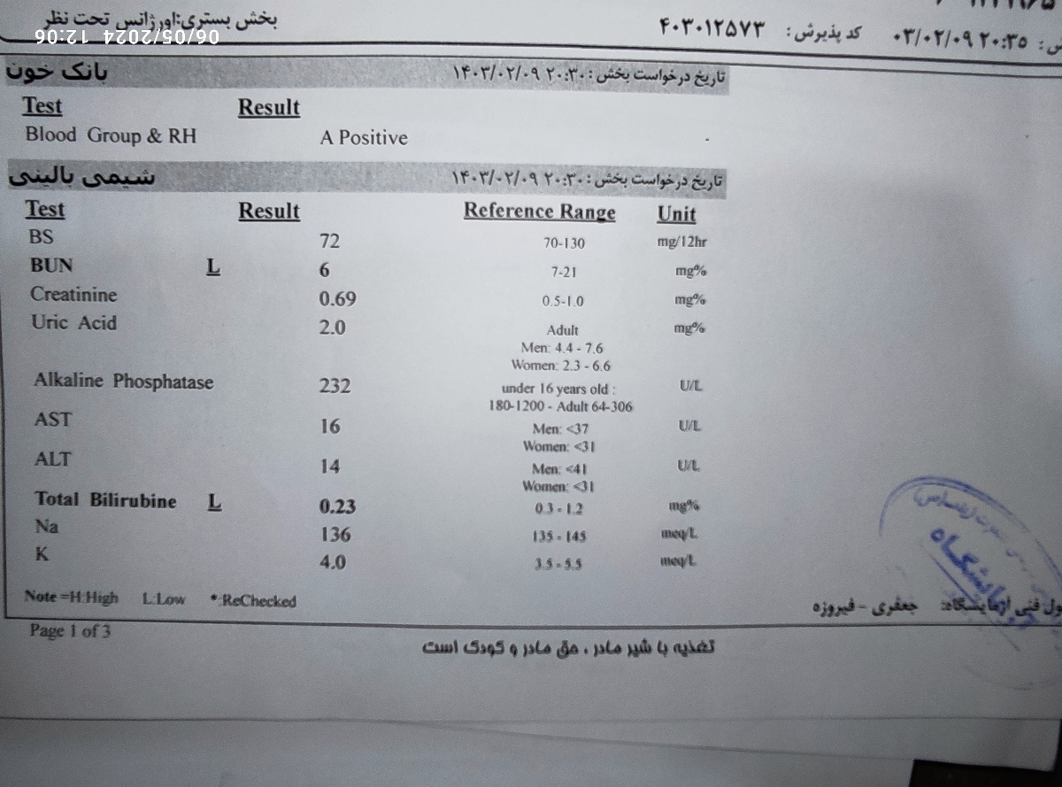 تفسیر سونو رشد ۳۵ هفته بارداری و IUGR