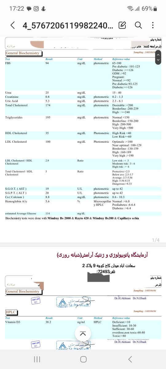 تحلیل ازمایش و اقدامات قبل از بارداری