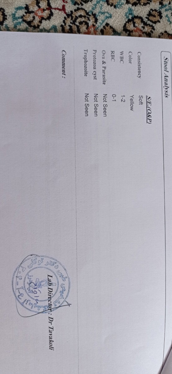 تفسیر آزمایش چکاب یک‌سالگی پسرم