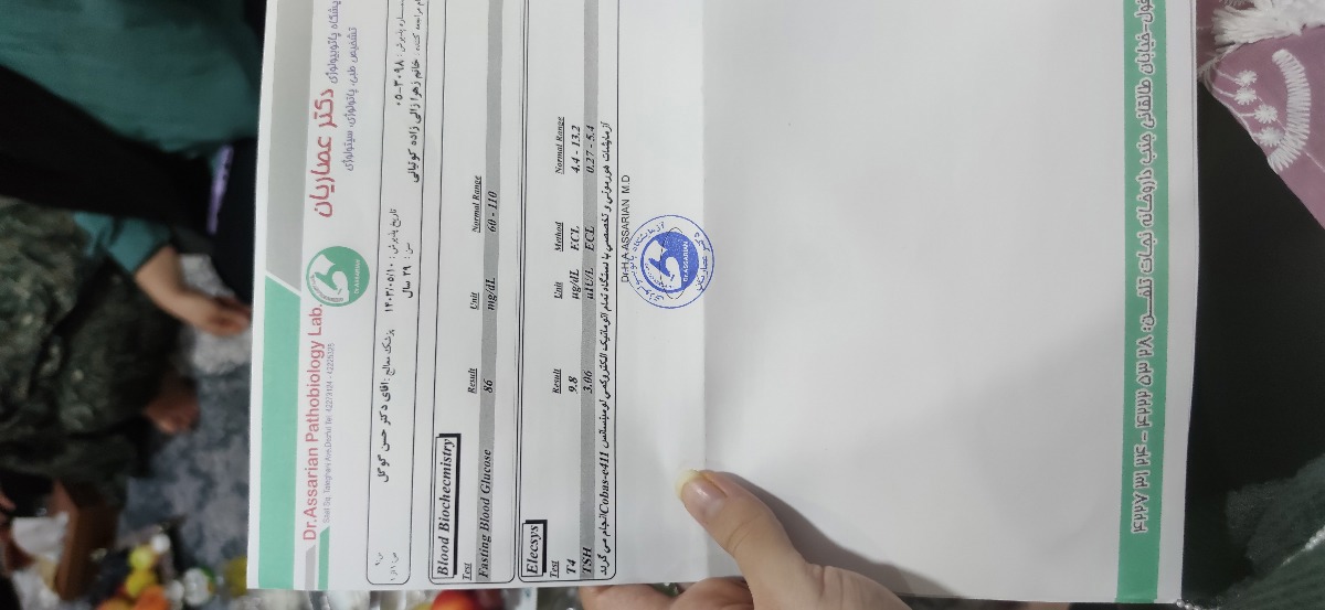 خانم دکتر ان اس تی دادم تو رو خدا نگاش کن ببین نظرت چیه