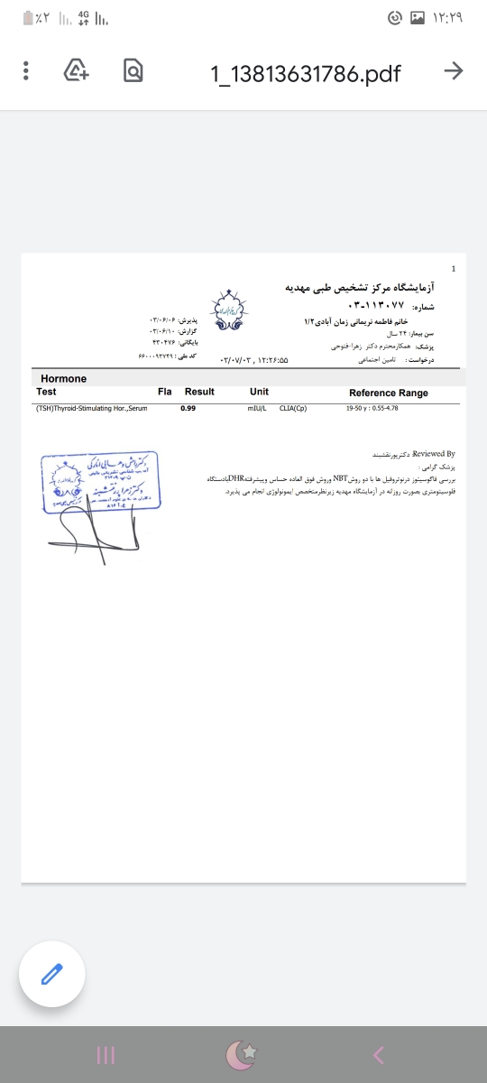 تفسیر آزمایش ان تی و تیروئید تفسیر آزمایش ان تی و تیروئید