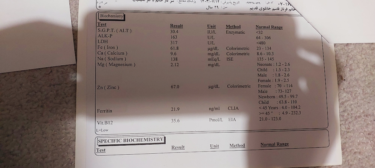 بررسی ازمایش قبل بارداری