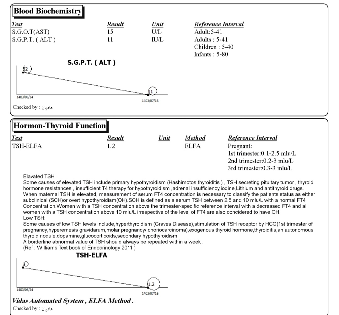 تفسیر ازمایش خون بارداری و تست گلوکز