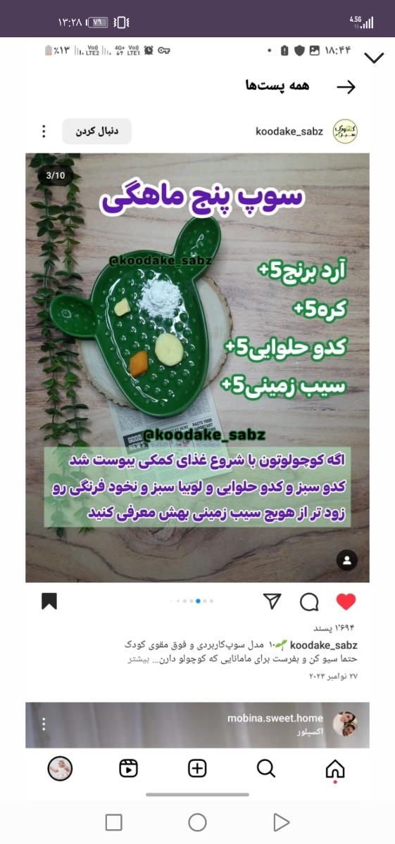 غذا دادن به کوک