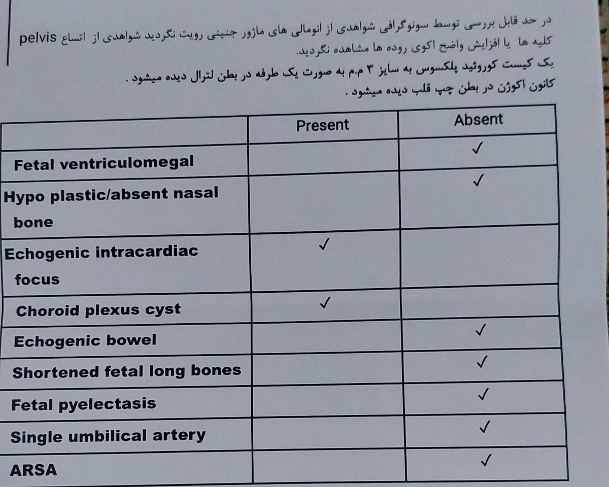 تفسیر سونو انومالی