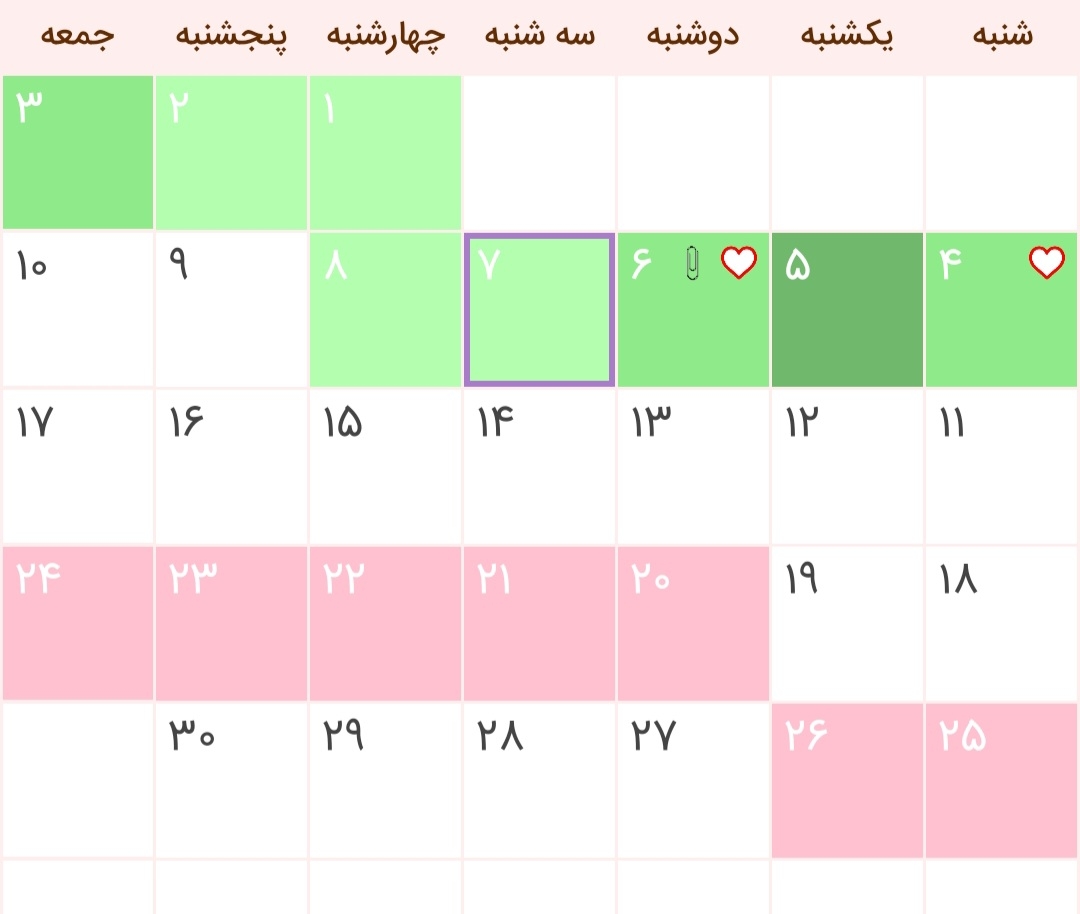 اونا که روزهای دقیق برای اقدام رو میدونن بیان