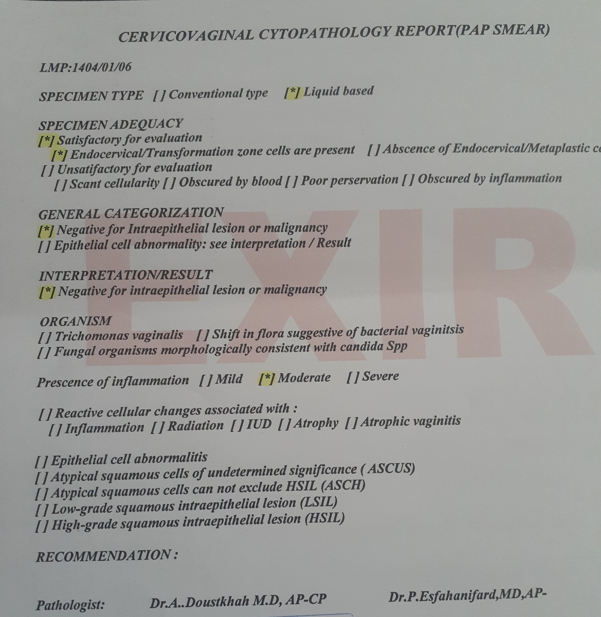 تفسیر تست hpv و پاپ اسمیر تفسیر تست hpv و پاپ اسمیر