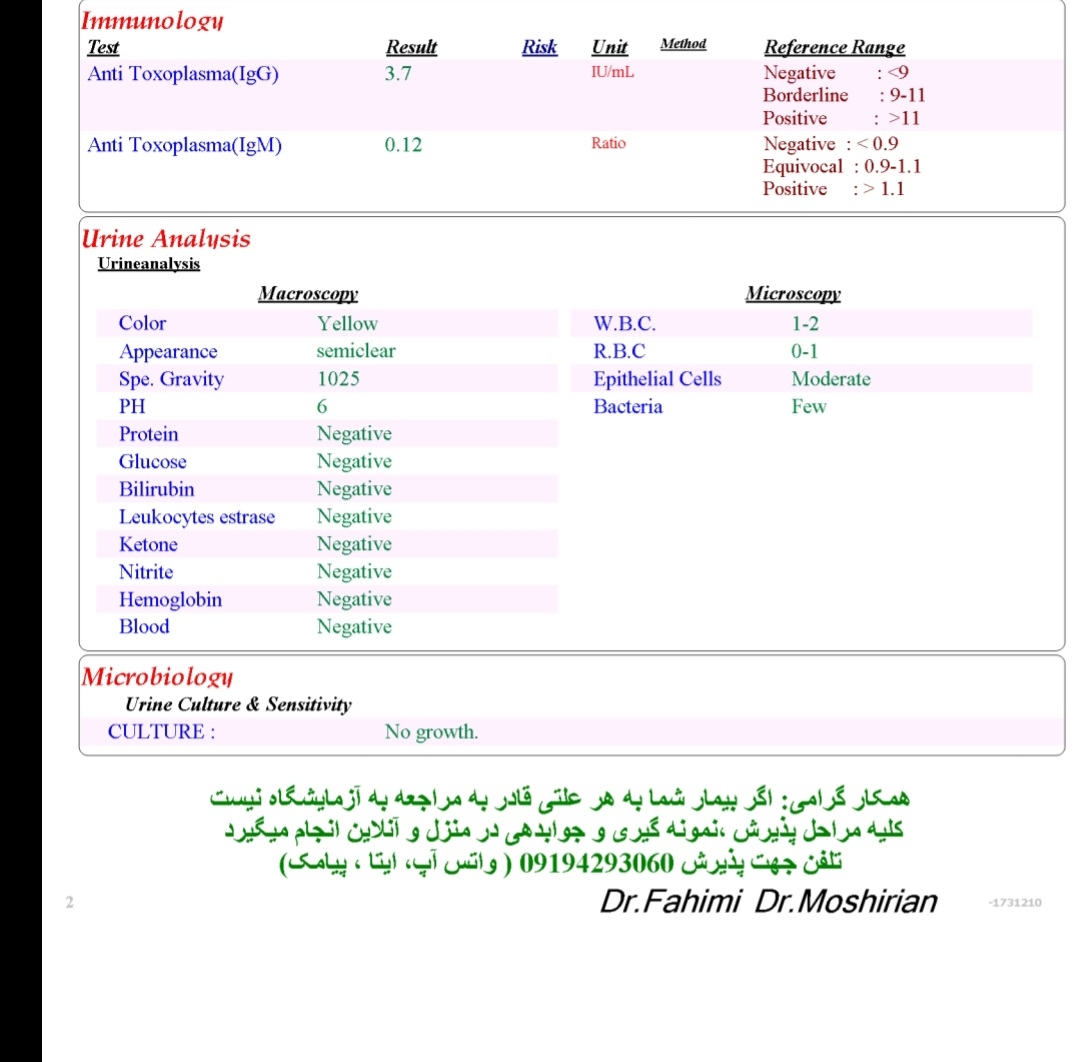 تفسیر آزمایش هفته ۲۵