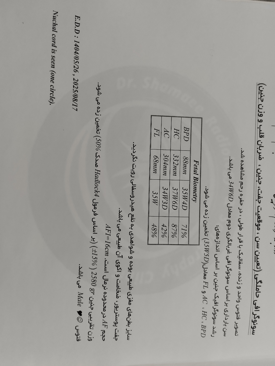 سونو ۳۵ هفتگی سونو ۳۵ هفتگی