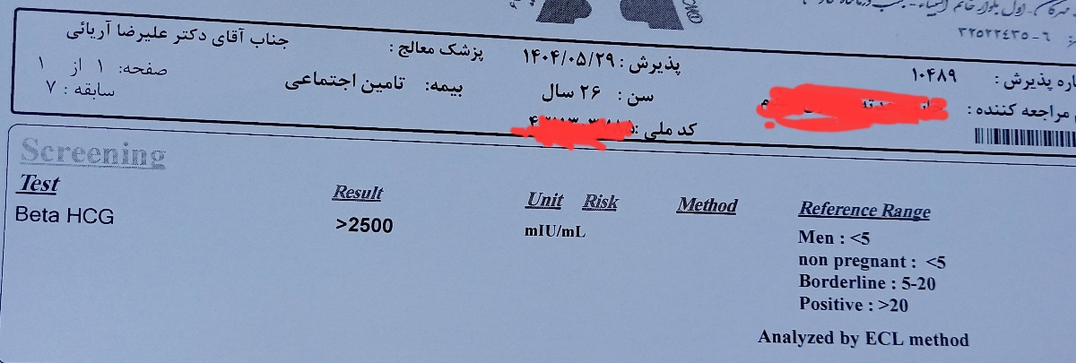 اینم جواب آزمایشم رفتم گرفتم 😍
ایشالله قسمت همه ی اقدامی ها🙏🏻😍