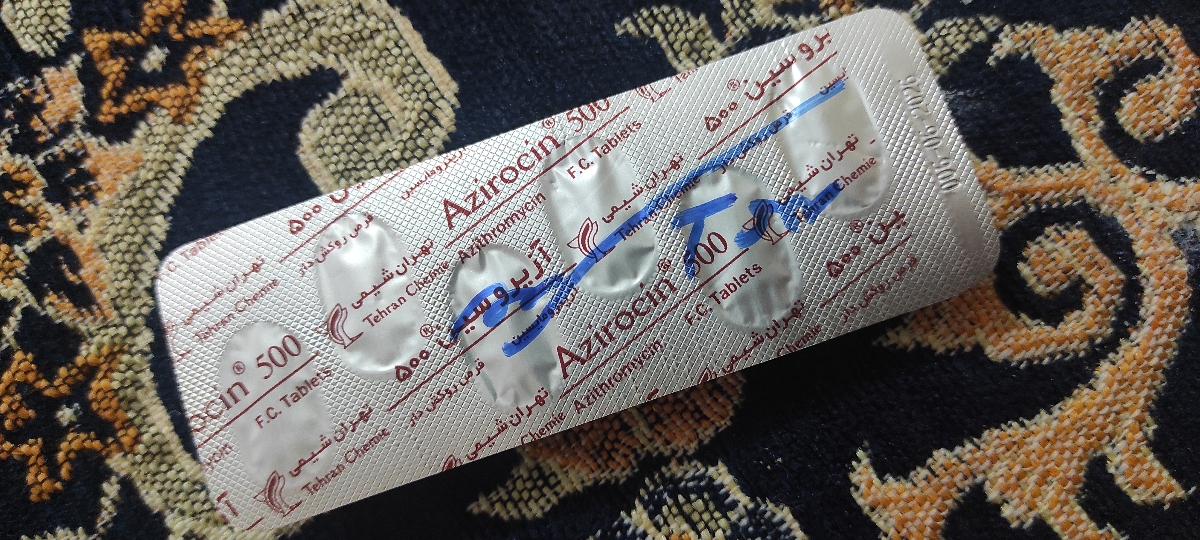مصرف سفکسیم و آزیترومایسین