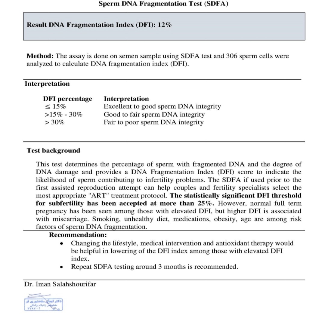 تفسیر آزمایش ذخیره تخمدان تفسیر آزمایش ذخیره تخمدان