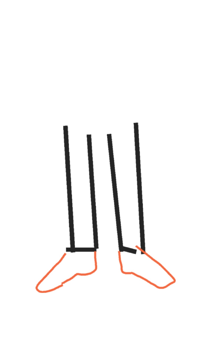 انگارنوکای پاش به بیرون هستم یکم به این شدت عکس نیس ولی یکم هست موقع راه رفتن ولی اینستادن ن انگارنوکای پاش به بیرون هستم یکم به این شدت عکس نیس ولی یکم هست موقع راه رفتن ولی اینستادن ن