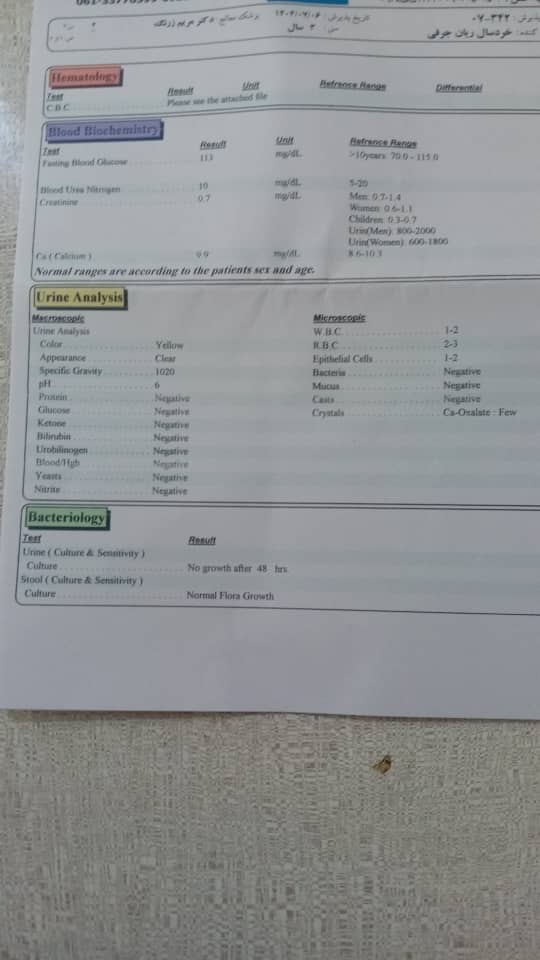 تفسير جواب آزمايش تفسير جواب آزمايش