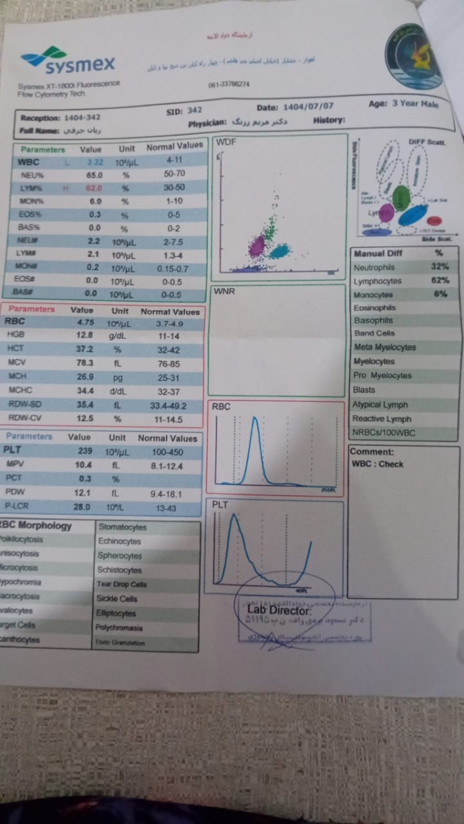 تفسير جواب آزمايش تفسير جواب آزمايش