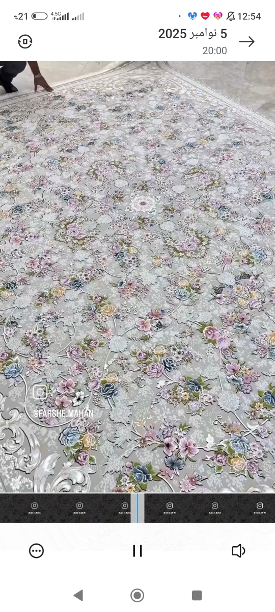 انتخاب فرش برای سالن