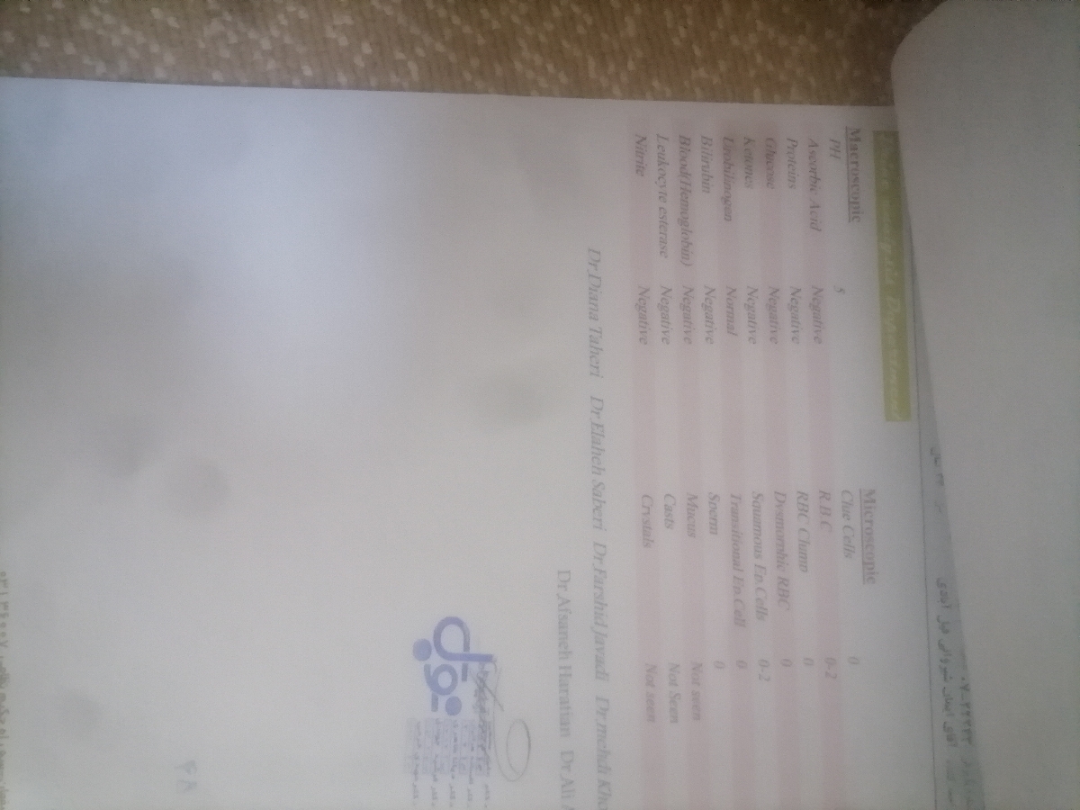 خانم دکتر جانم آزمایش همسرم تفسیر کنید همراه عکس خانم دکتر جانم آزمایش همسرم تفسیر کنید همراه عکس