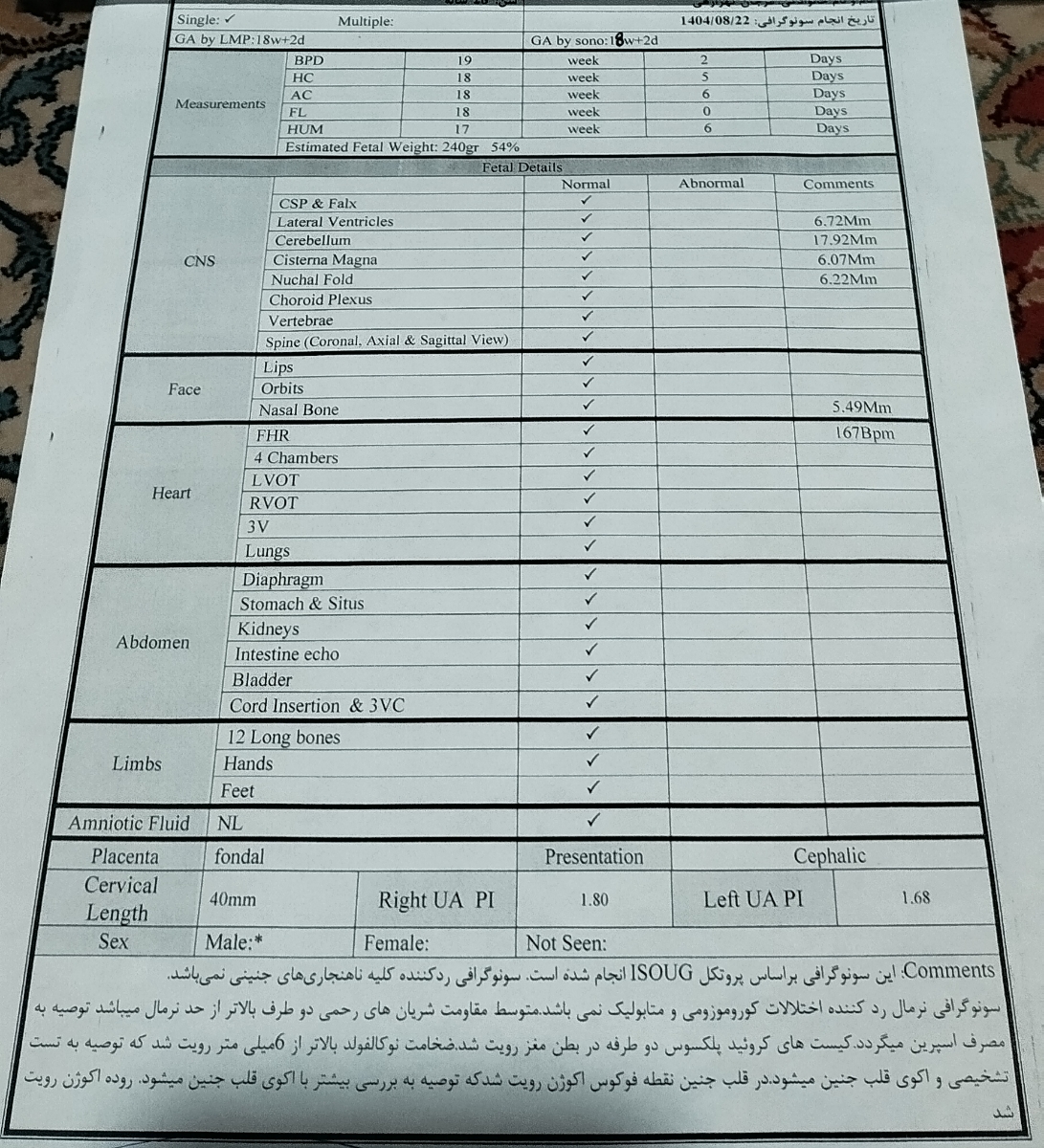 خانم دکتر جواب آنومالی تفسیرکنید بی زحمت خانم دکتر جواب آنومالی تفسیرکنید بی زحمت