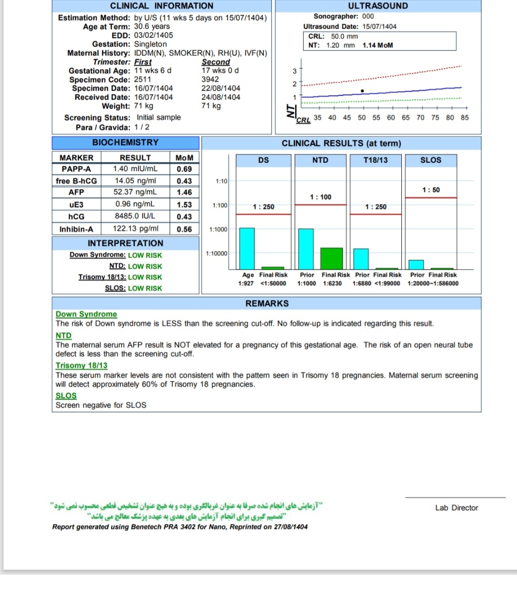 تفسیر سونوی آنومالی جنین